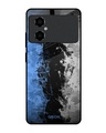 Shop Dark Grunge Printed Premium Glass Case for Poco M4 5G (Shock Proof,Scratch Resistant)-Front