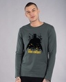 Shop Dark Knight Bats Full Sleeve T-Shirt (BL)-Front