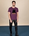 Shop Dark Knight Bats Half Sleeve T-Shirt (BL)-Full