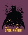 Shop Dark Knight Bats Half Sleeve T-Shirt (BL)