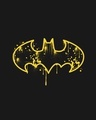 Shop Dark Knight Graffitti Full Sleeve T-Shirt Black (BML)-Full