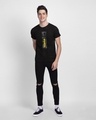 Shop Dark Knight Stripe Half Sleeve T-Shirt Black (BML)-Full