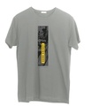 Shop Dark Knight Stripe Half Sleeve T-Shirt Meteor Grey (BML)-Front