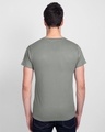 Shop Dark Knight Stripe Half Sleeve T-Shirt Meteor Grey (BML)-Design