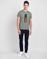 Shop Dark Knight Stripe Half Sleeve T-Shirt Meteor Grey (BML)-Full