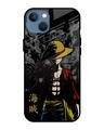 Shop Dark Luffy Premium Glass Case for Apple iPhone 13 (Shock Proof,Scratch Resistant)-Front