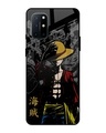 Shop Dark Luffy Premium Glass Case for OnePlus 8T (Shock Proof,Scratch Resistant)-Front
