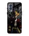 Shop Dark Luffy Premium Glass Case for OnePlus Nord 2 5G (Shock Proof,Scratch Resistant)-Front