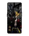 Shop Dark Luffy Premium Glass Case for Oppo A78 5G (Shock Proof, Scratch Resistant)-Front