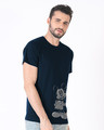 Shop Dark Mickey Half Sleeve T-Shirt (DL)-Design