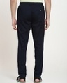Shop Dark Navy Blue Casual Cotton Trouser-Design