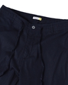 Shop Dark Navy Blue Casual Cotton Trouser