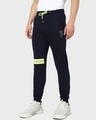 Shop Men's Blue Joggers-Front