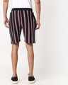 Shop Dark Navy-White-Imperial Red Vertical Stripe Shorts-Design