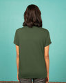 Shop Dark Olive Boyfriend T-Shirt-Design