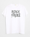 Shop Dark Rock And Roll Half Sleeve T-Shirt-Front