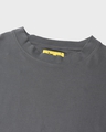 Shop Unisex Black & Grey Color Block T-shirt