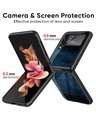 Shop DarkBlueGrunge Premium Glass Case for Samsung Galaxy Z Flip4 5G (Shock Proof, Scratch Resistant)