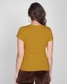 Shop Day Dreaming Bear Half Sleeve Printed T-Shirt Mustard Yellow -Design