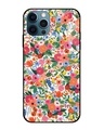 Shop Daylight Floral Art Premium Glass Case for Apple iPhone 12 Pro Max (Shock Proof, Scratch Resistant)-Front