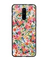Shop Daylight Floral Art Premium Glass Case for OnePlus 7 Pro (Shock Proof, Scratch Resistant)-Front
