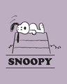 Shop Dazed Snoopy Hoodie T-shirt-Full
