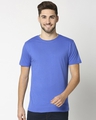 Shop Men's Dazzling Blue T-shirt-Front