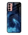 Shop Dazzling Ocean Gradient Premium Glass Cover for Samsung Galaxy M13 (Shock Proof, Scratch Resistant)-Front