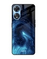 Shop Dazzling Ocean Gradient Premium Glass Case for Oppo A58 5G (Shock Proof, Scratch Resistant)-Front