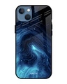 Shop Dazzling Ocean Printed Premium Glass Cover For iPhone 13 mini (Impact Resistant, Matte Finish)-Front