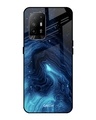 Shop Dazzling Ocean Printed Premium Glass Cover For Oppo F19 Pro Plus (Impact Resistant, Matte Finish)-Front
