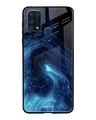 Shop Dazzling Ocean Printed Premium Glass Cover For Samsung Galaxy M31(Impact Resistant, Matte Finish)-Front