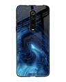 Shop Dazzling Ocean Printed Premium Glass Cover For Xiaomi Redmi K20 Pro (Impact Resistant, Matte Finish)-Front