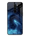 Shop Dazzling Ocean Printed Premium Glass Cover For Xiaomi Redmi Note 8 Pro (Matte Finish)-Front