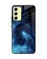 Shop Dazzling OceanGradient Premium Glass Case for Samsung Galaxy A34 5G (Shock Proof, Scratch Resistant)-Front