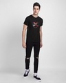 Shop DC Superman Half Sleeve T-Shirt Black (SML)-Design