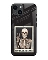 Shop Dead Mood Premium Glass Cover for Apple iPhone 14-Front