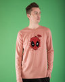 Shop Deadpool Abuse Full Sleeve T-Shirt (DPL)-Front