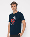 Shop Deadpool Awesome Half Sleeve T-Shirt (DPL)-Design