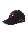 Shop Unisex Black Deadpool Baseball Cap-Full
