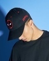 Shop Unisex Black Deadpool Baseball Cap