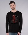 Shop Deadpool Caught You Full Sleeve T-Shirt (DPL)-Front