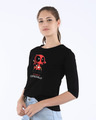 Shop Deadpool Chimichanga Round Neck 3/4th Sleeve T-Shirt (DPL)-Design