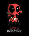 Shop Deadpool Chimichanga Round Neck 3/4th Sleeve T-Shirt (DPL)