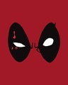 Shop Deadpool Eyes Half Sleeve T-Shirt (DPL)-Full