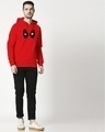 Shop Deadpool Eyes Stylised Panel Sweatshirt Hoodie-Design