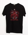 Shop Deadpool Half Sleeve T-Shirt (DPL)-Front