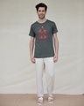 Shop Deadpool Half Sleeve T-Shirt (DPL)