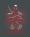 Shop Deadpool Half Sleeve T-Shirt (DPL)