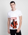 Shop Deadpool Marvel Half Sleeve T-Shirt